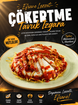 IZGARA TAVUK ÇÖKERTME
