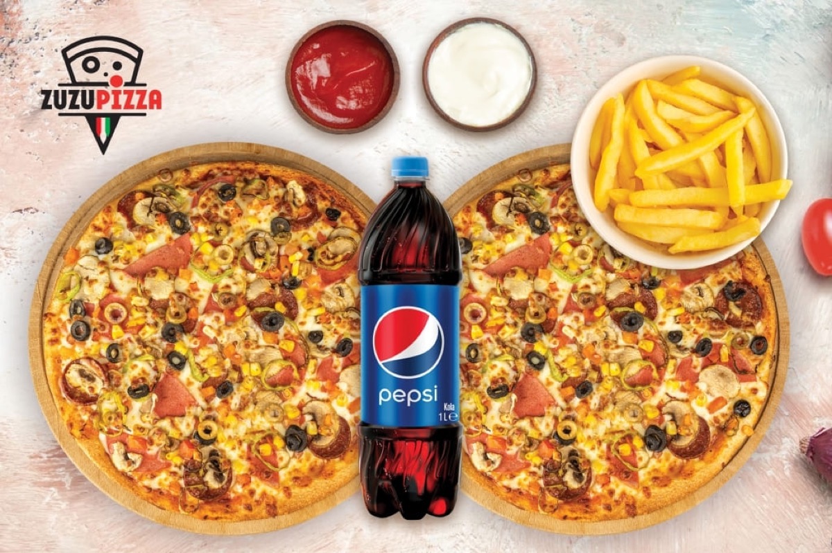 ORTA İKİLİ PİZZA MENÜ